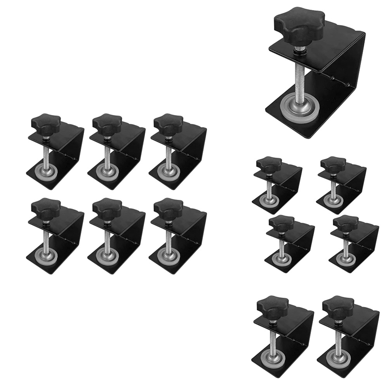 2Pcs Universal C Clamp Installation Clamps Furniture Steel