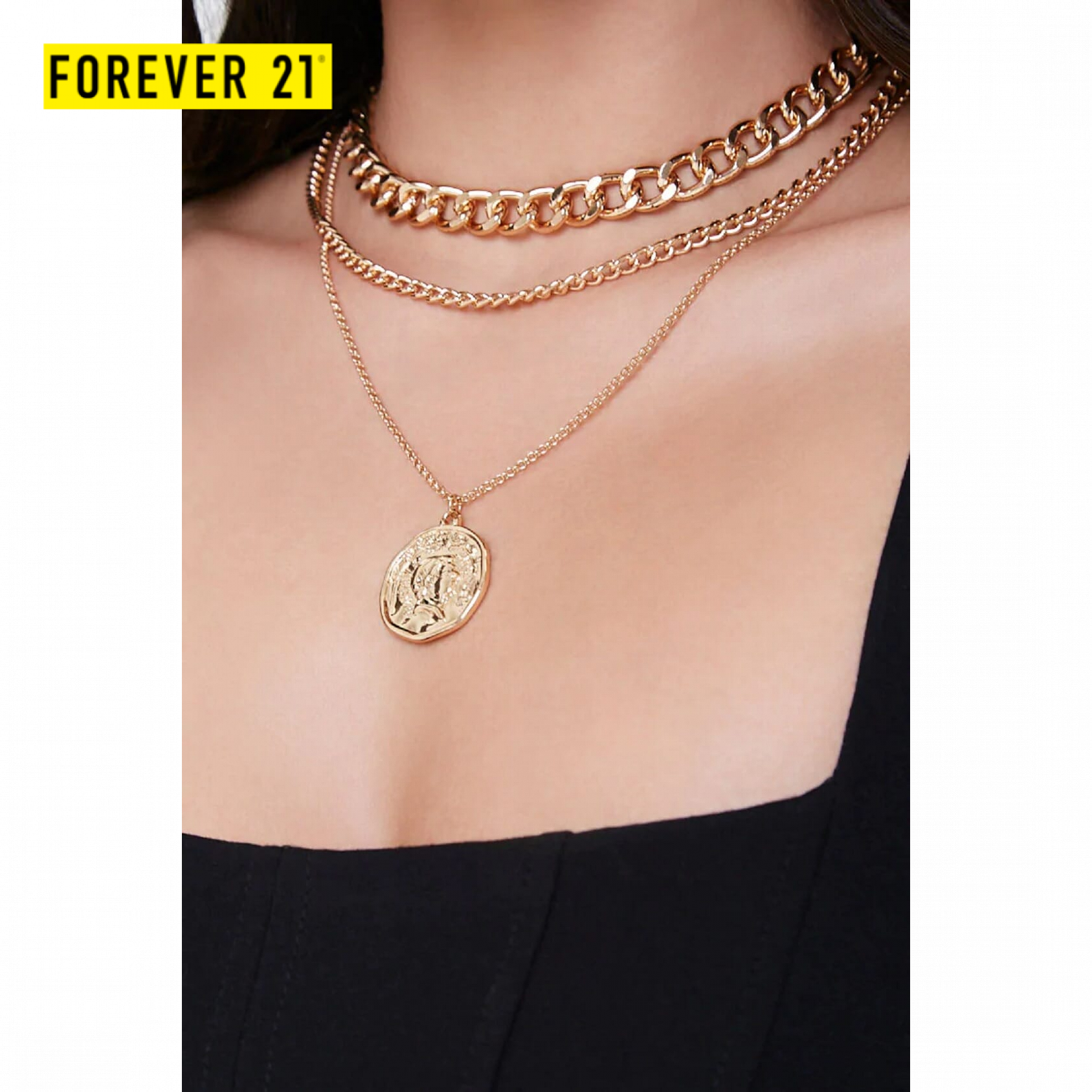 Forever 21 Coin Necklace 2025