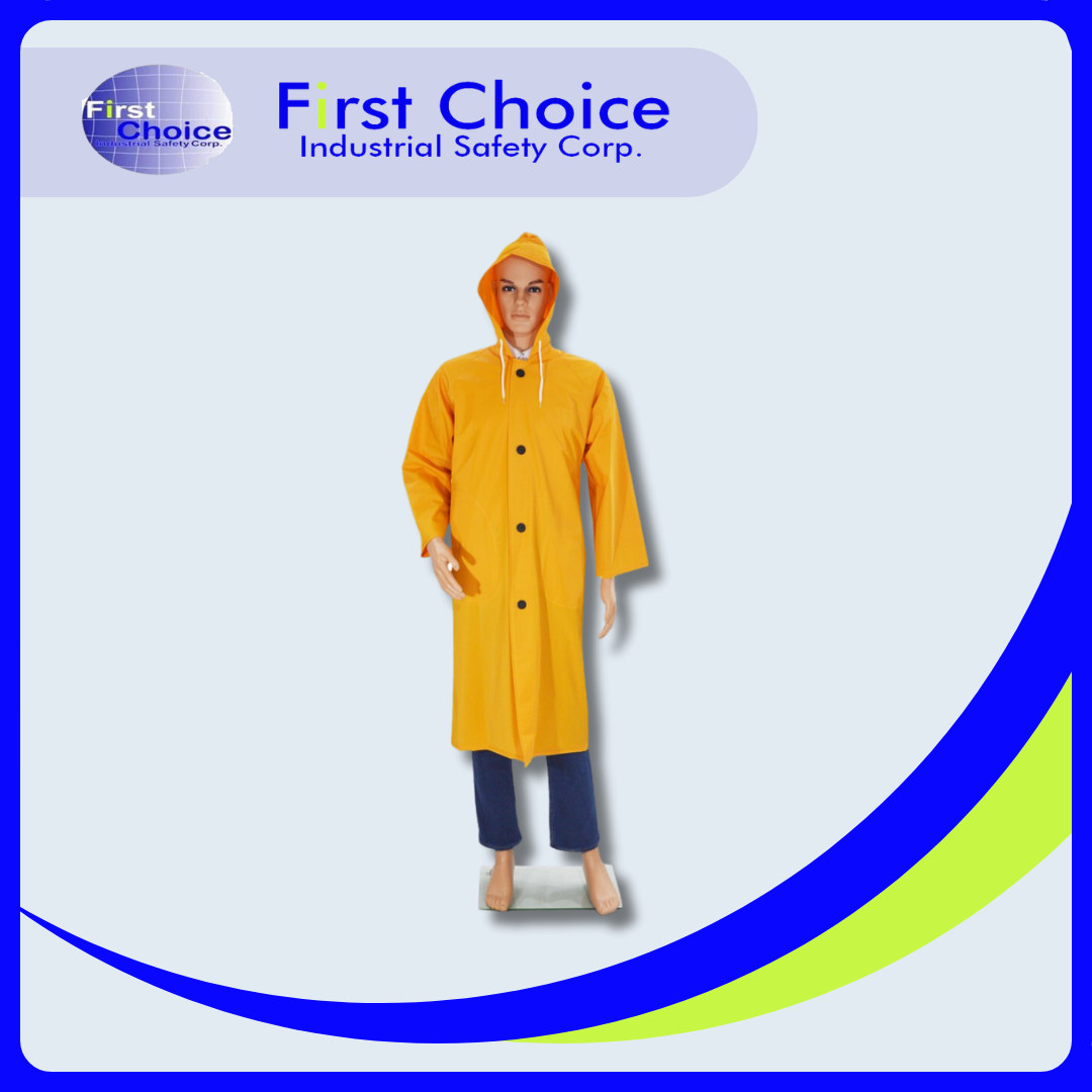 Hercules Heavy Duty Safety Raincoat P&J Poncho Jacket Knee