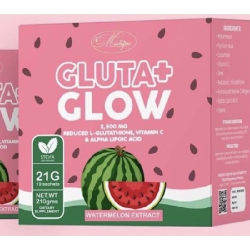 COLLA GLOW AND GLUTA GLOW DRINK BY MISTIQUE condom faceshield mask full