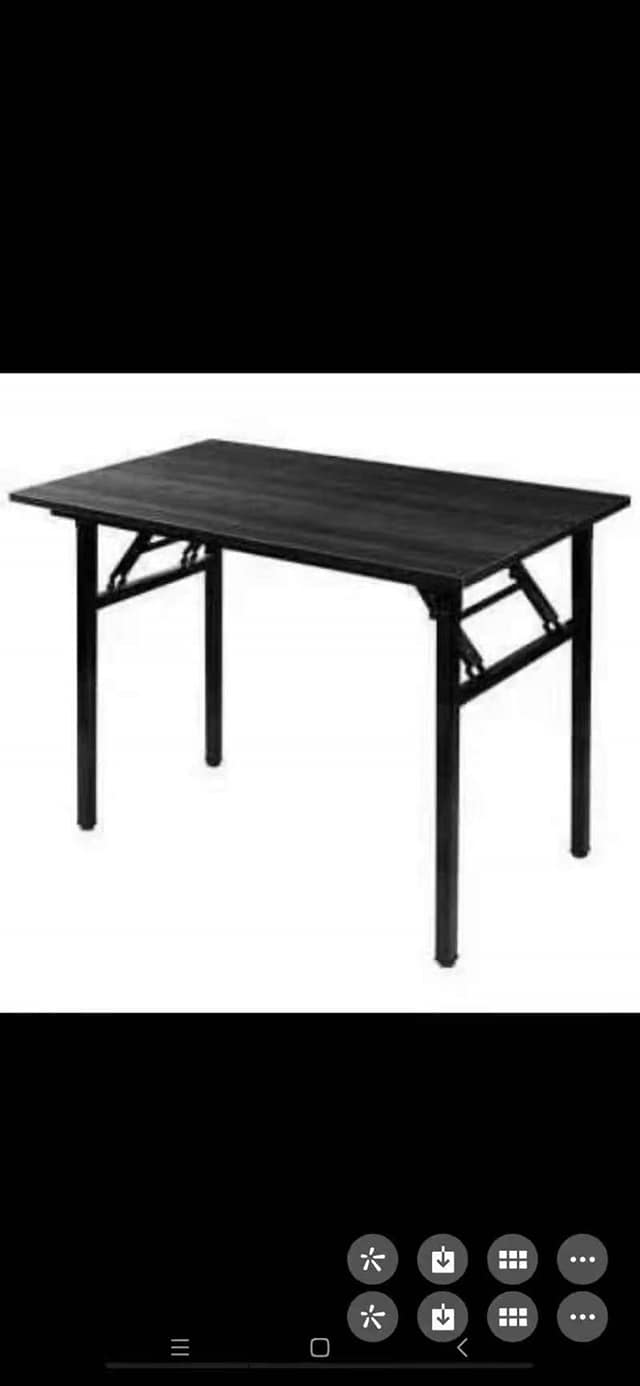 Computer Study Office Desk Folding Table 80 X 40 cm No Assembly Sturdy