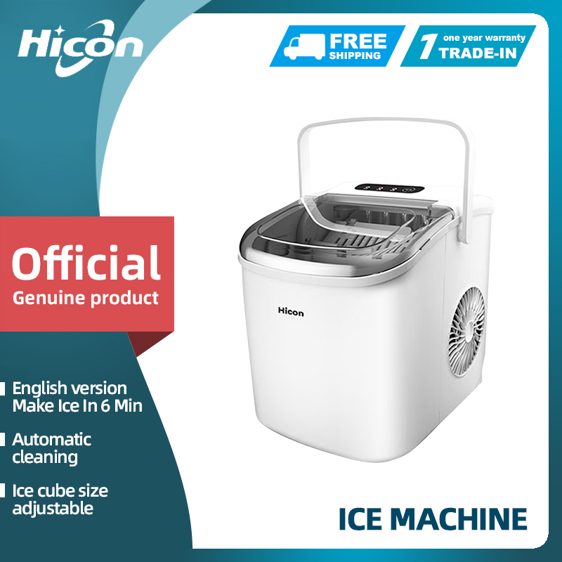 Hicon Ice Maker Automatic Electric Household ice Maker Machine Portable