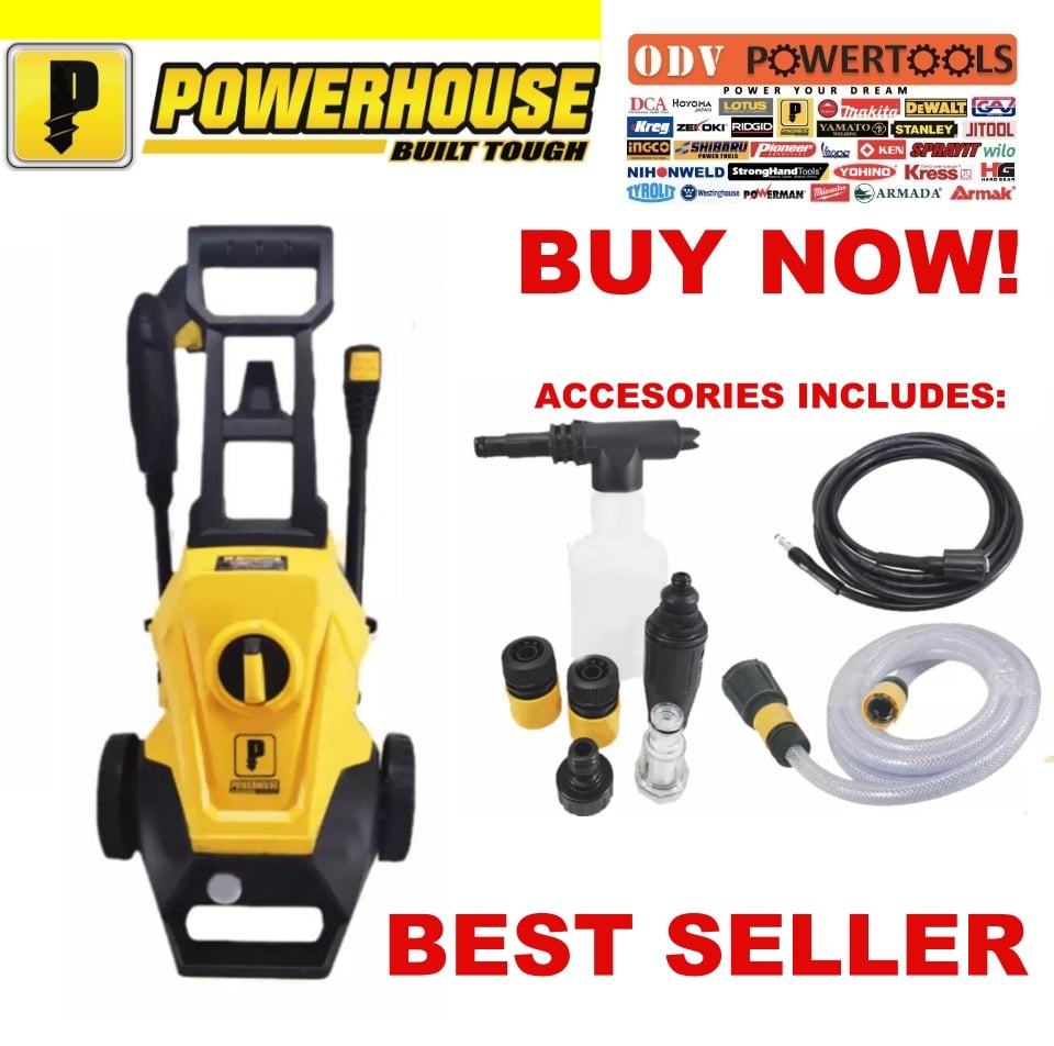 POWERHOUSE High Pressure Washer 1700W 150 Bar POWERTOOLS