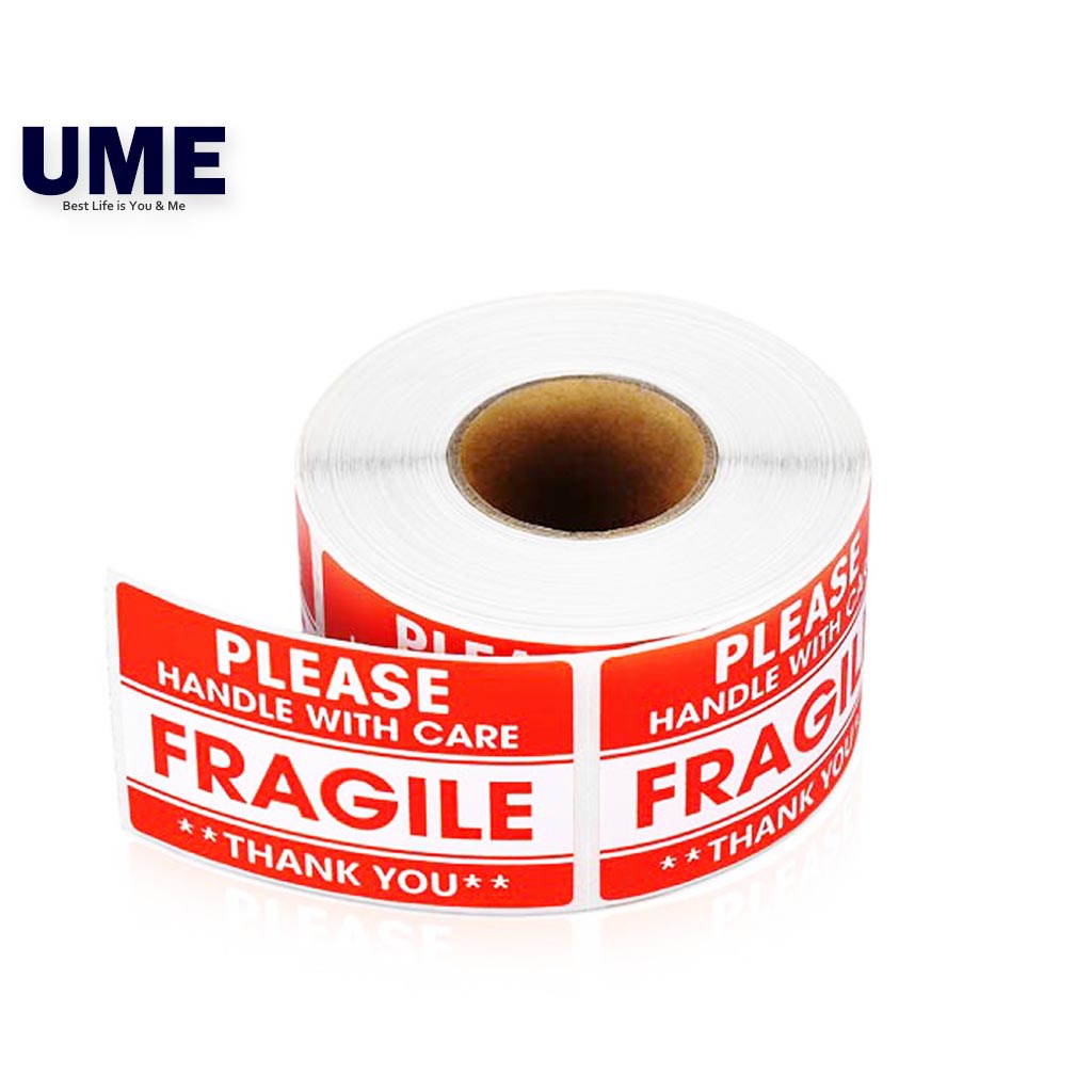 250pcs/Roll Fragile Stickers Handle with Care Thank You  Warning Labels P3