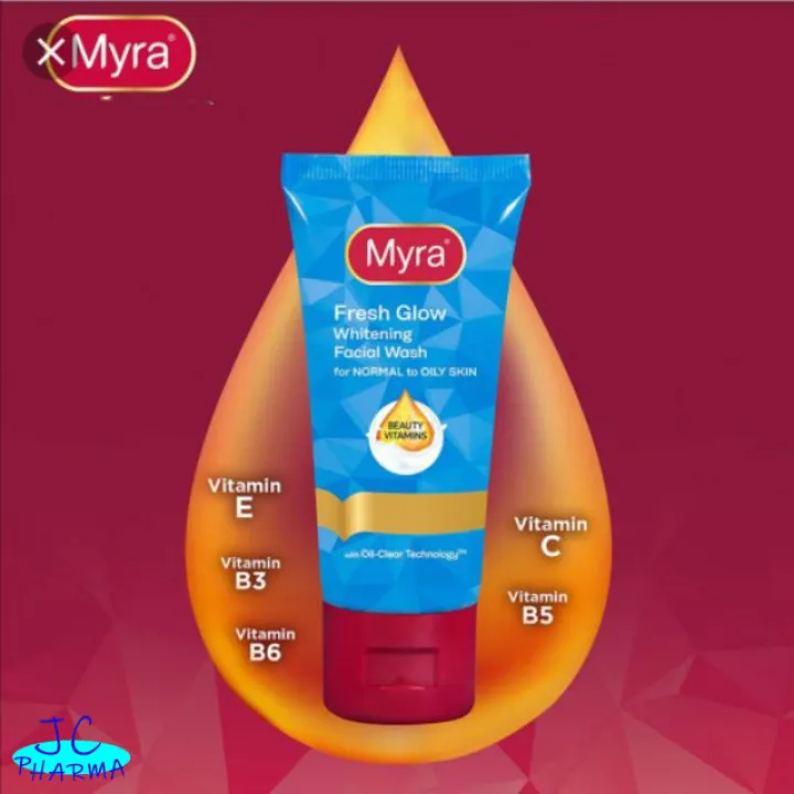 myra fresh glow whitening facial moisturizer