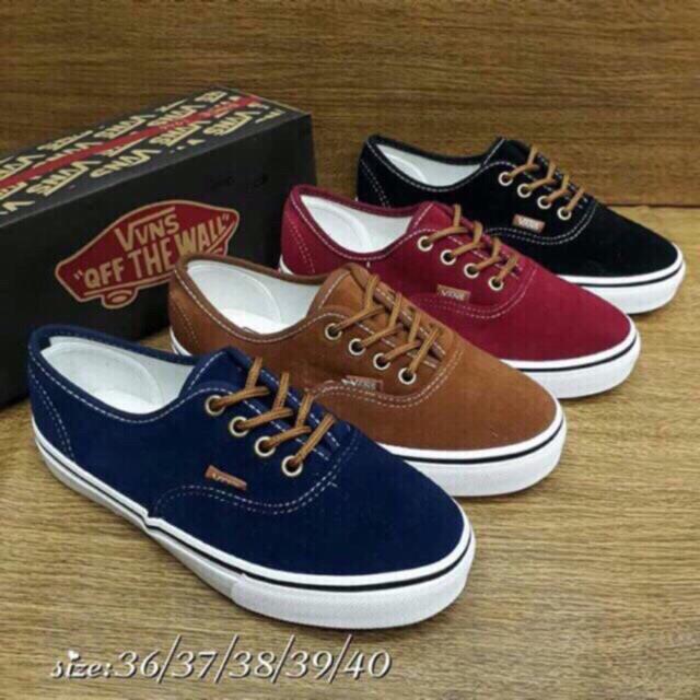 vans gamuza brown