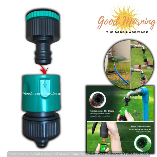 1SET Garden Hose Quick Connect Plastic Fitting Water Hose Connectors