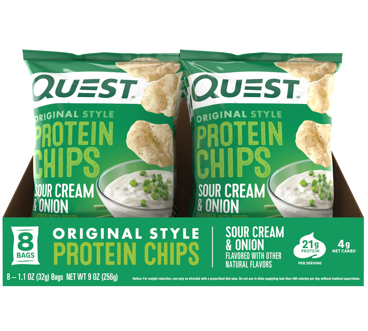 Quest Protein Chips Sour Cream and Onion Box of 8 Lazada PH