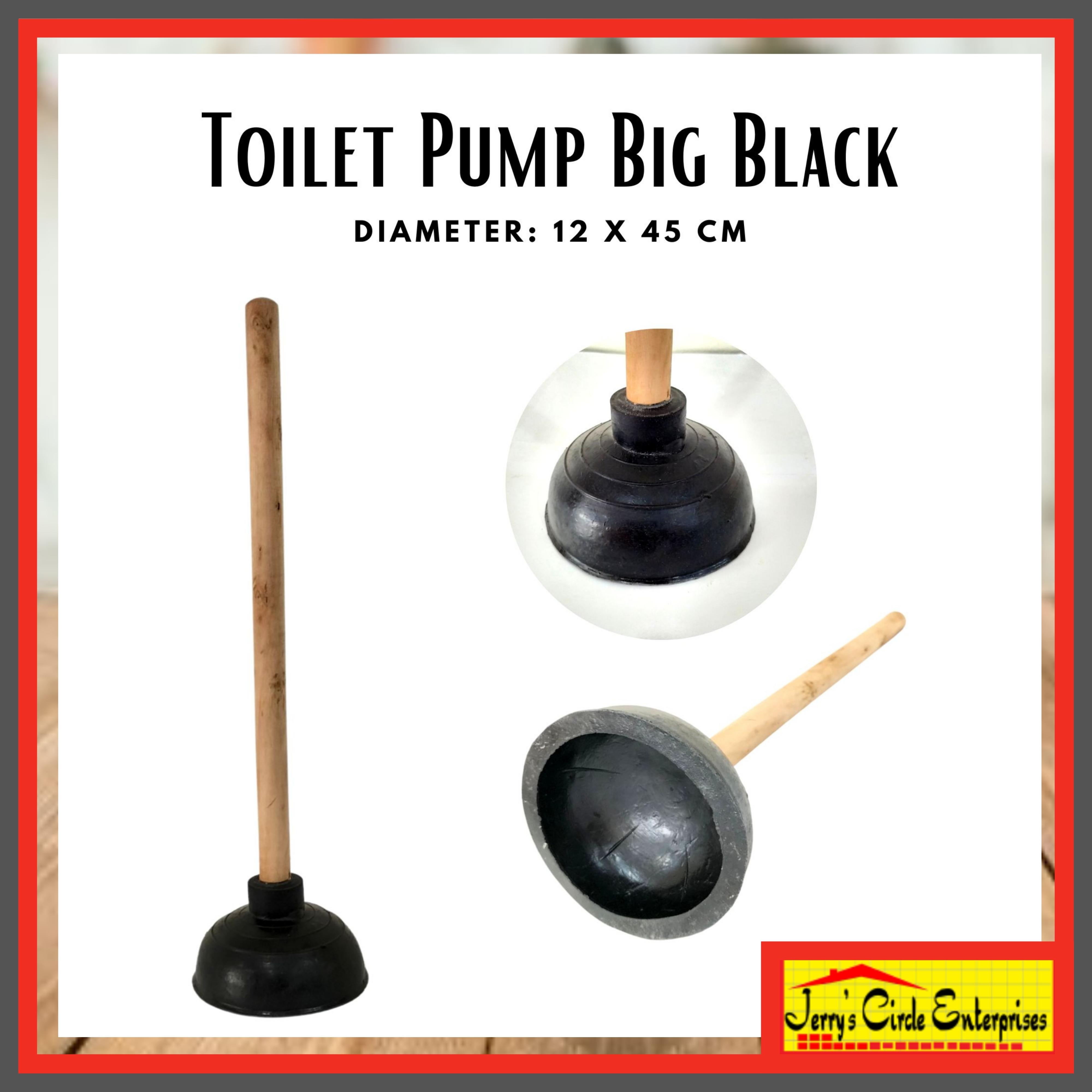 Toilet Pump Big Black Wooden Handle Lazada PH