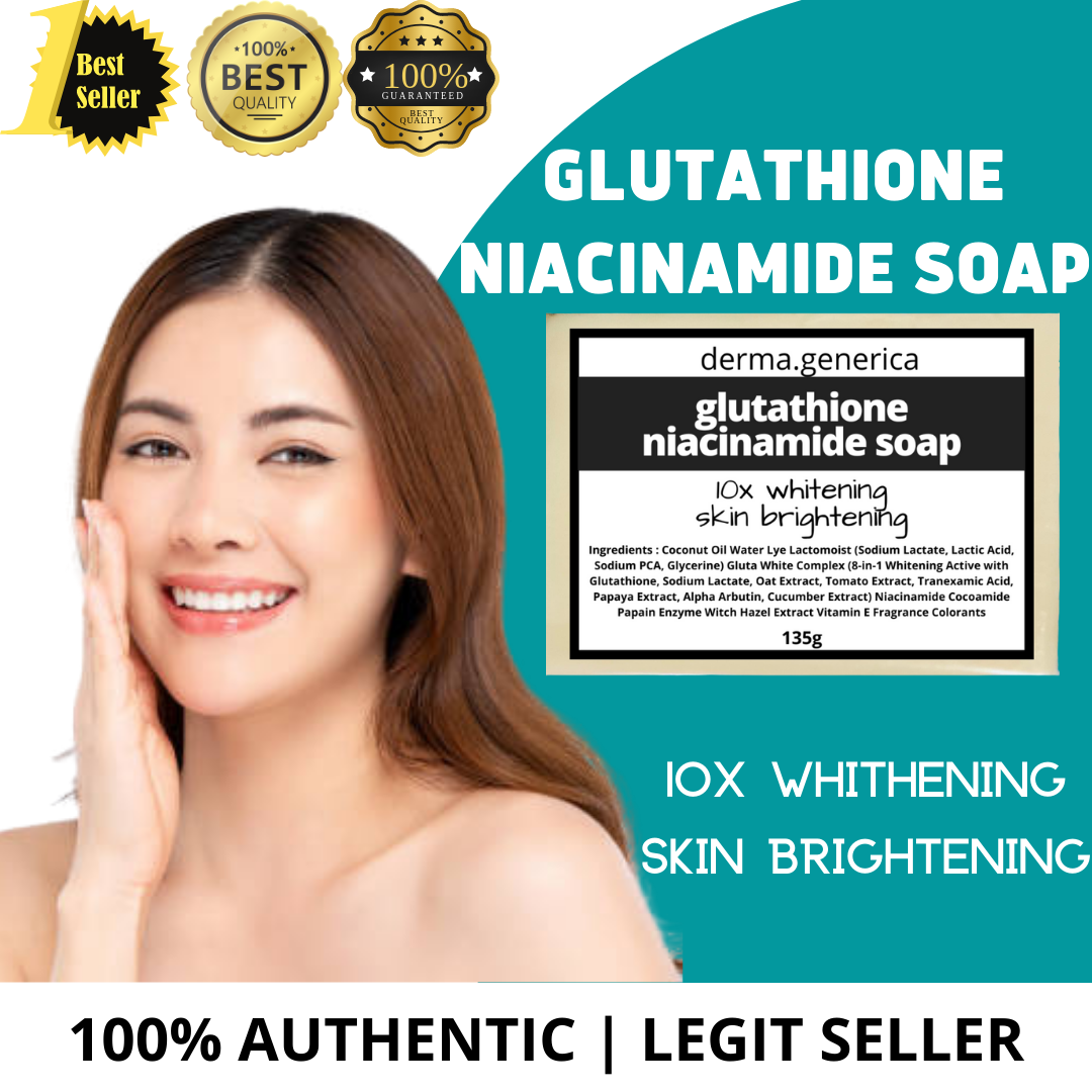 💯 ORIGINAL Glutathione Niacinamide Soap by derma generica | Lazada PH