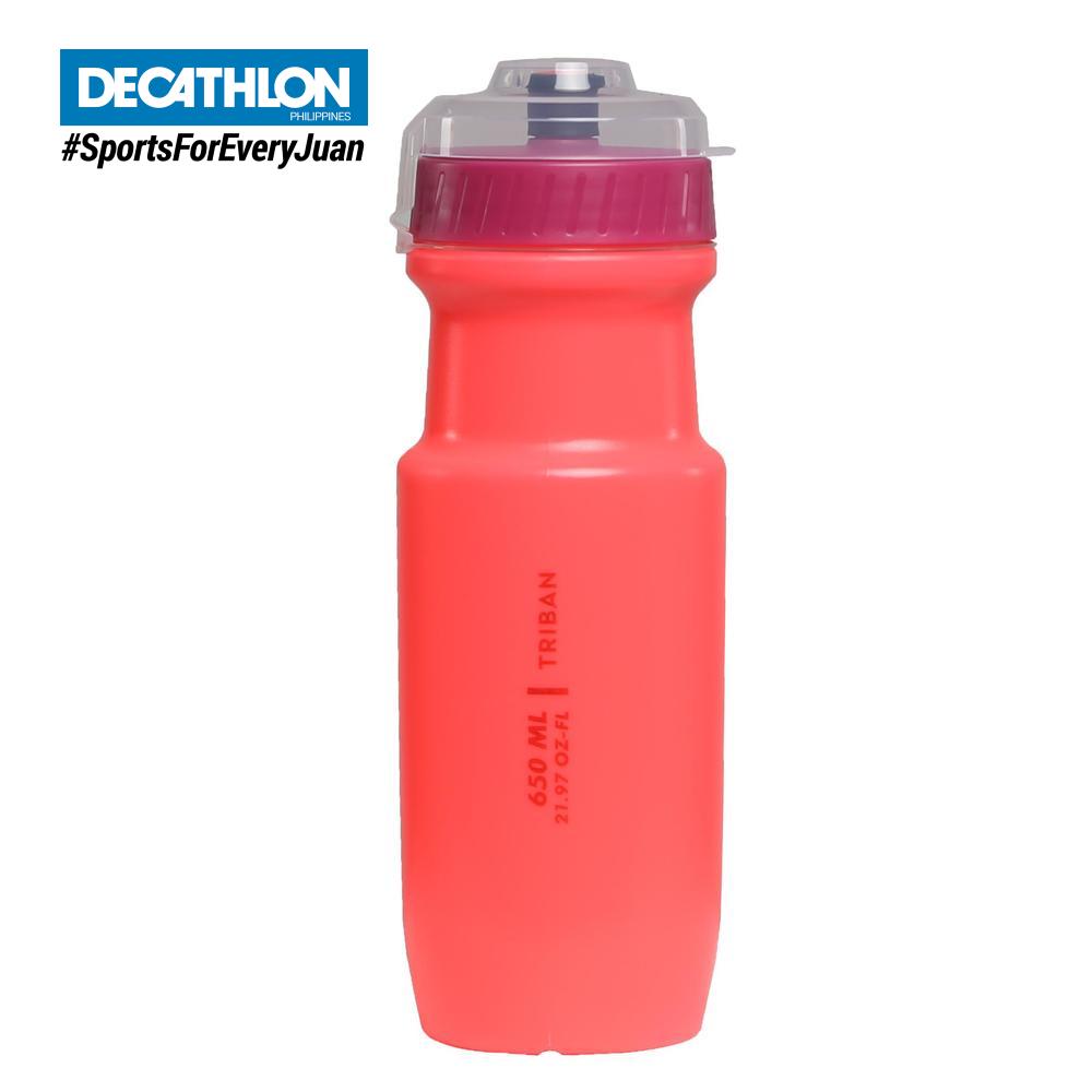 water bottles in decathlon
