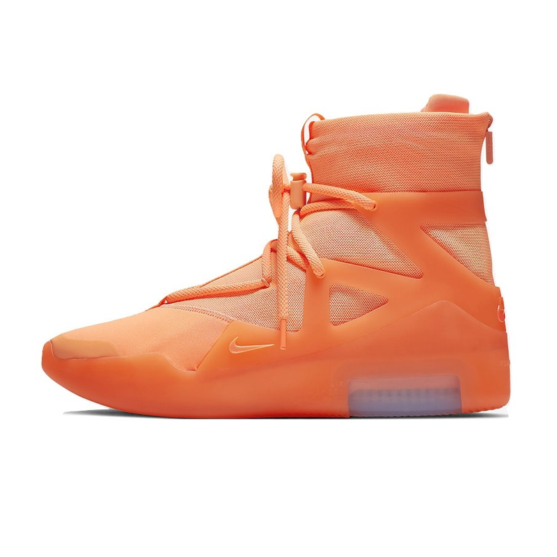 bright orange basketball shoes