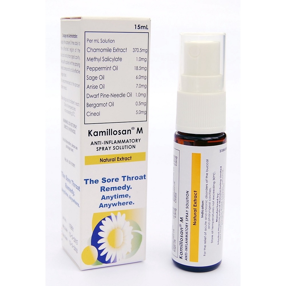 Kamillosan Throat Spray Solution 15mL Lazada PH