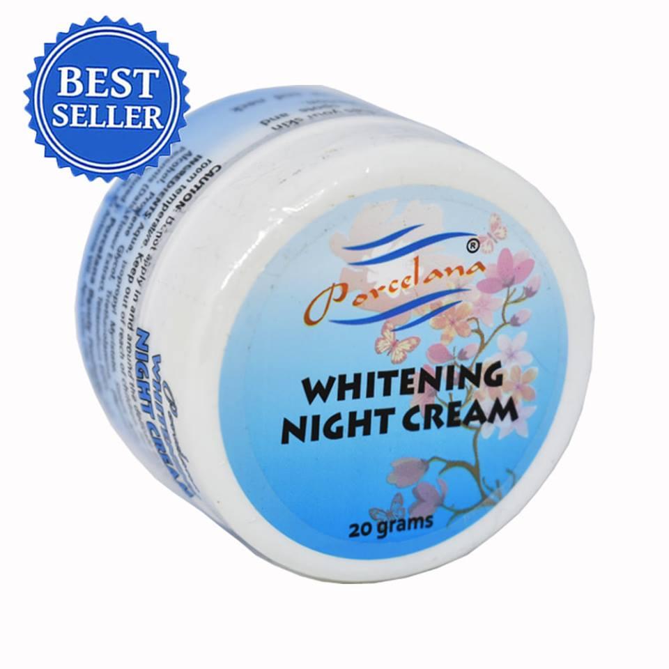 porcelana whitening night cream