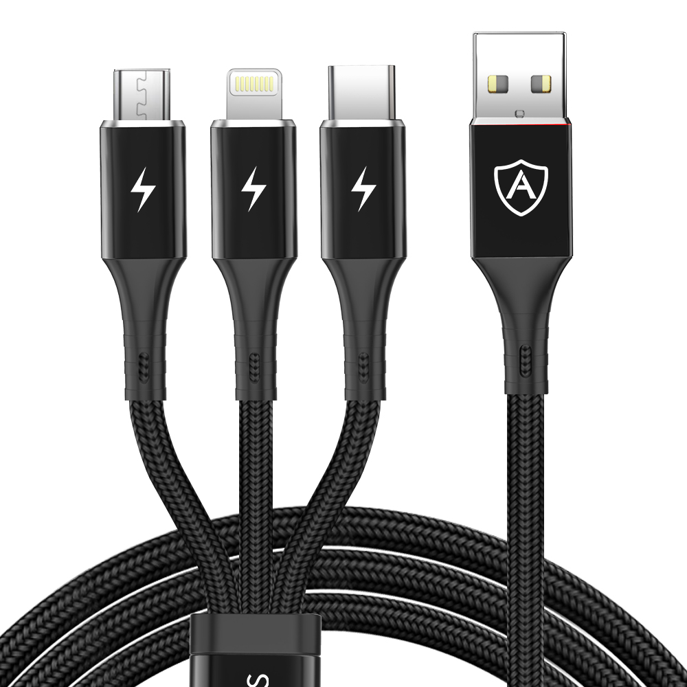 USB Port Extension Type C Cord Charger 3 In 1 Lightning 8Pin Micro usb-port-extension-type-c-cord-charger-3-in-1-lightning-8pin-micro