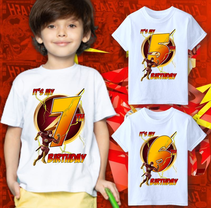 the flash birthday shirt