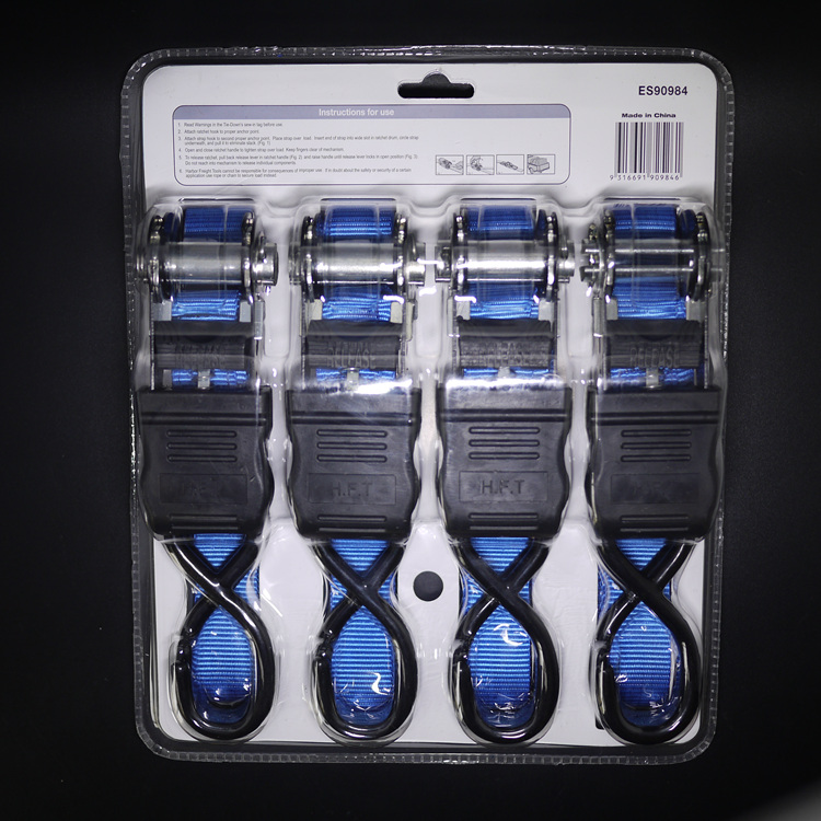 Ratchet tightener car luggage rack binding rope motorcycle trailer