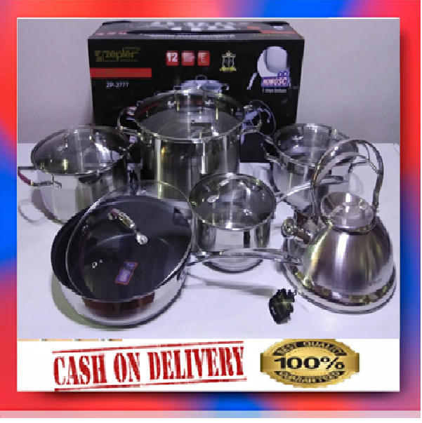 Original Zepter 12pc German Brand Stainless Steel Cookware Set