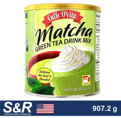 Caffe D'Vita Matcha Green Tea Drink Mix 907.2g