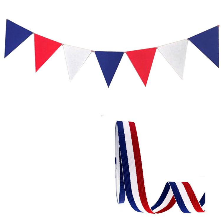 Флаг с синим треугольником