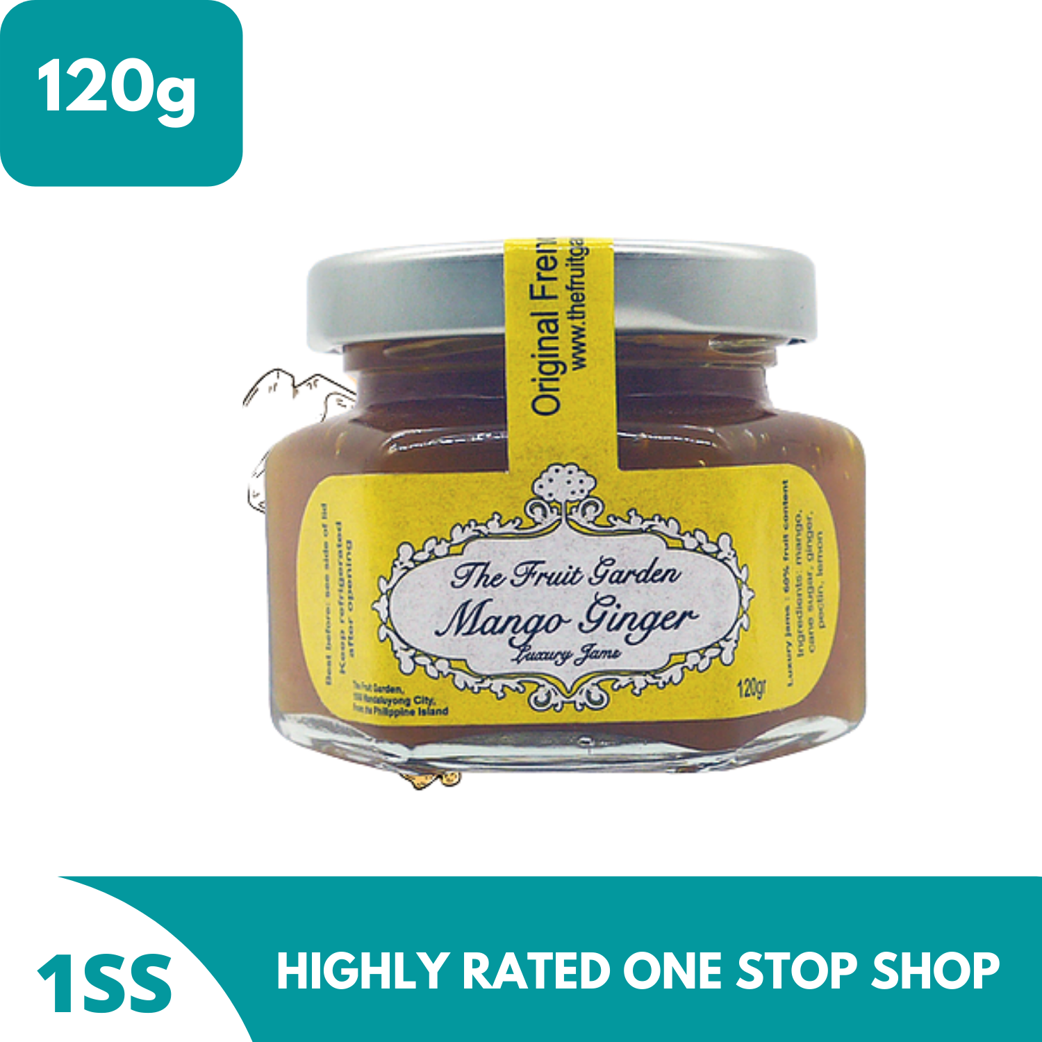 The Fruit Garden Jam Mango Ginger 120g Lazada PH