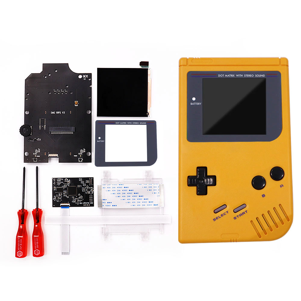 DIY Larger size Super OSD RIPS LCD High definition iPS Backlight Kit For  GameBoy DMG GB Console DMG IPS LCD Display with Color | Lazada PH