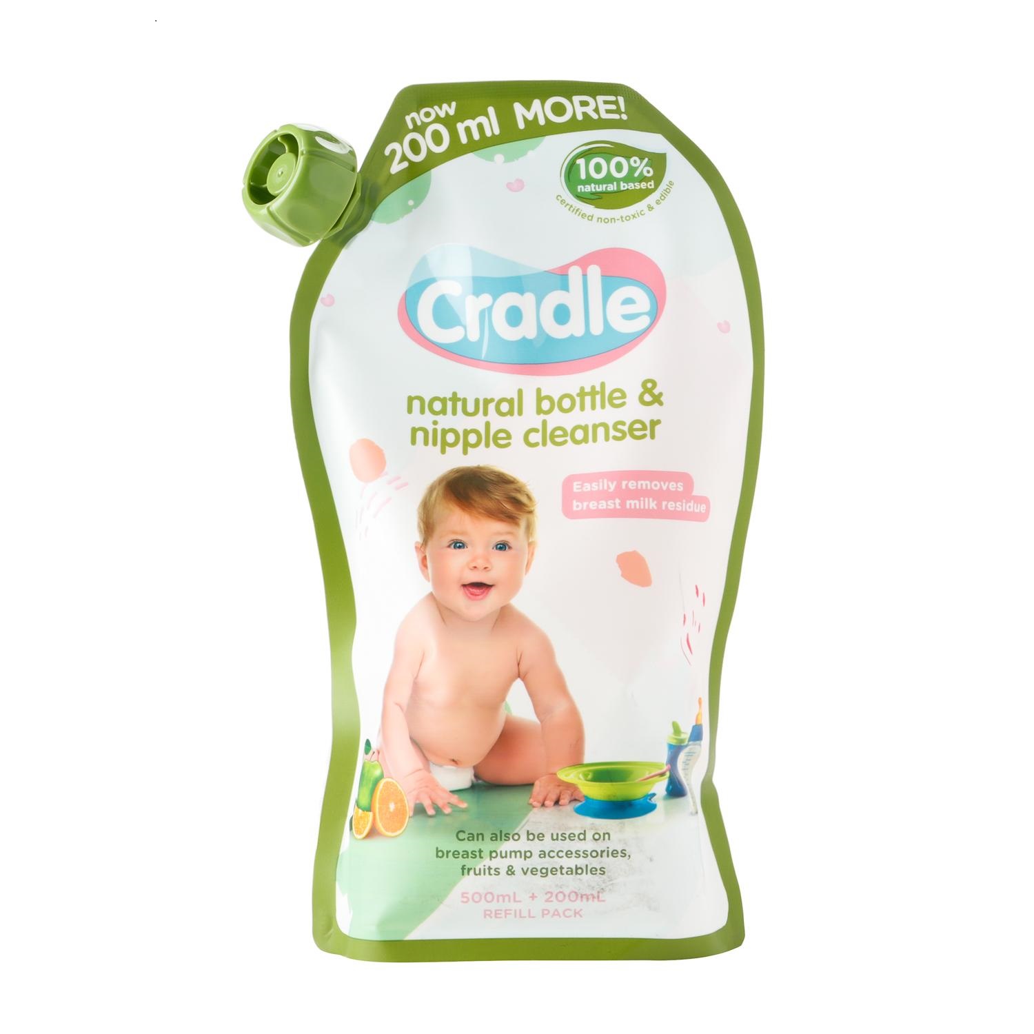 cradle bottle cleanser
