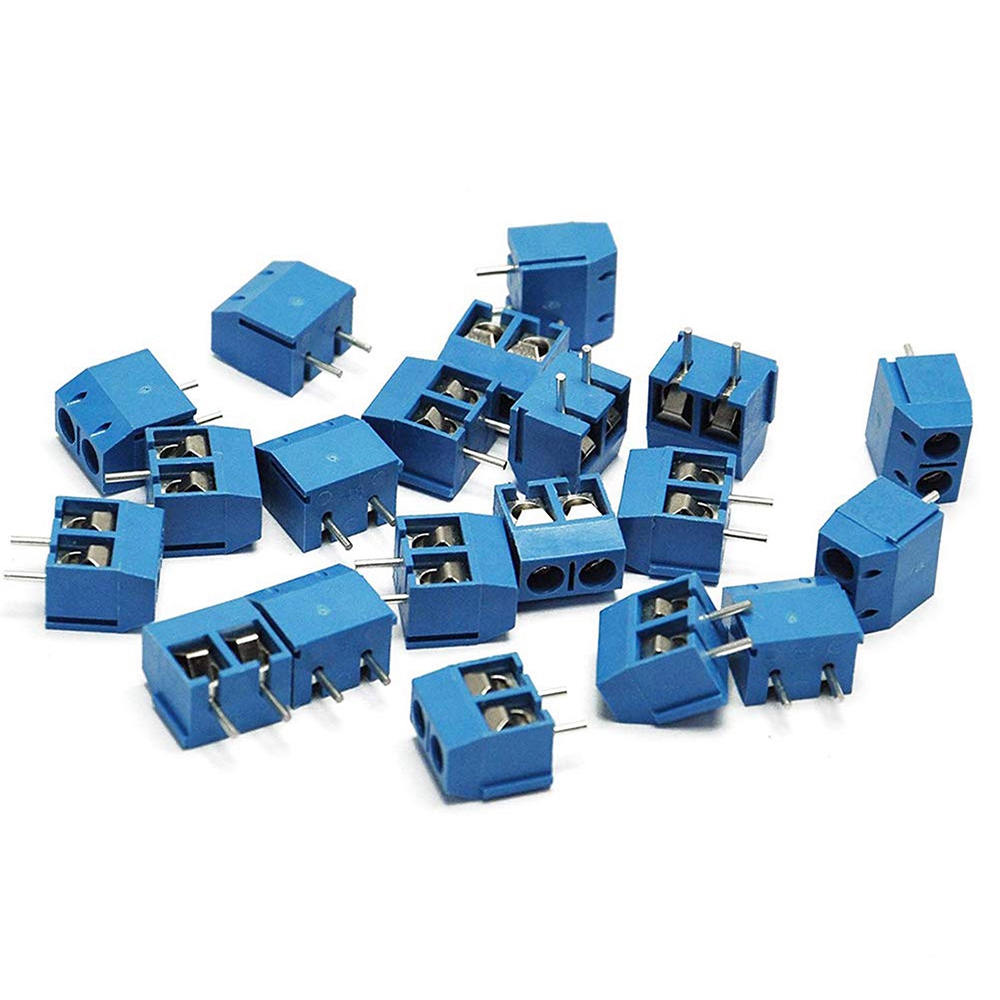 60Pcs 5mm Pitch 2 Pin & 3 Pin PCB Mount Screw Terminal Block Connector ...