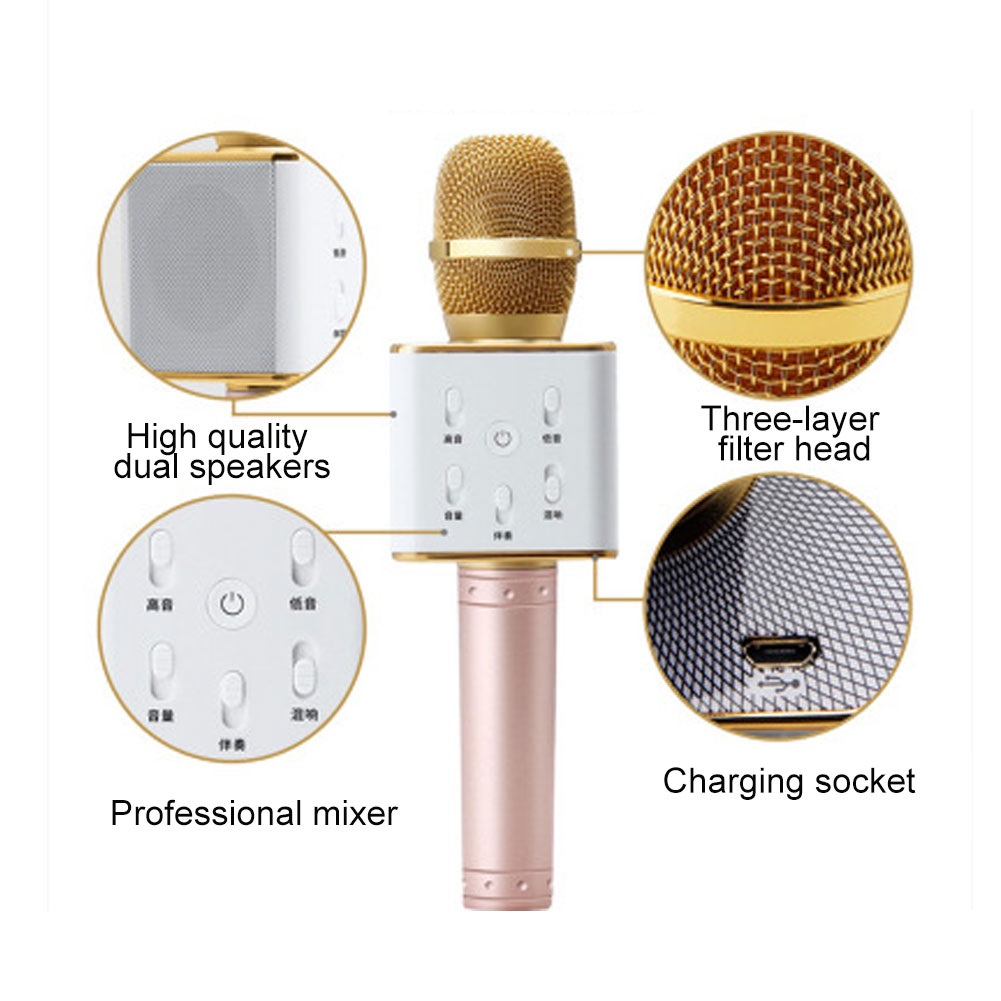 Bluetooth Microphone for Android & iOS Devices Wireless Bluetooth