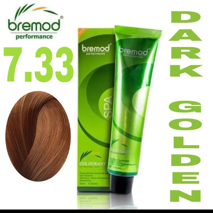 Bremod Performance SPA Hair Color ( 7.33 DARK GOLDEN ) 100 ML Lazada PH