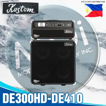 Kustom Deepend De300hd Head And De410h Speaker Cabinet 400