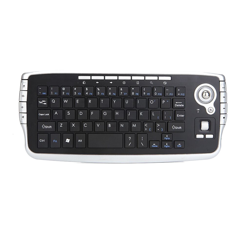 Wireless Keyboard with Trackball,2.4G Mini Air Mouse for Smart TV / PC