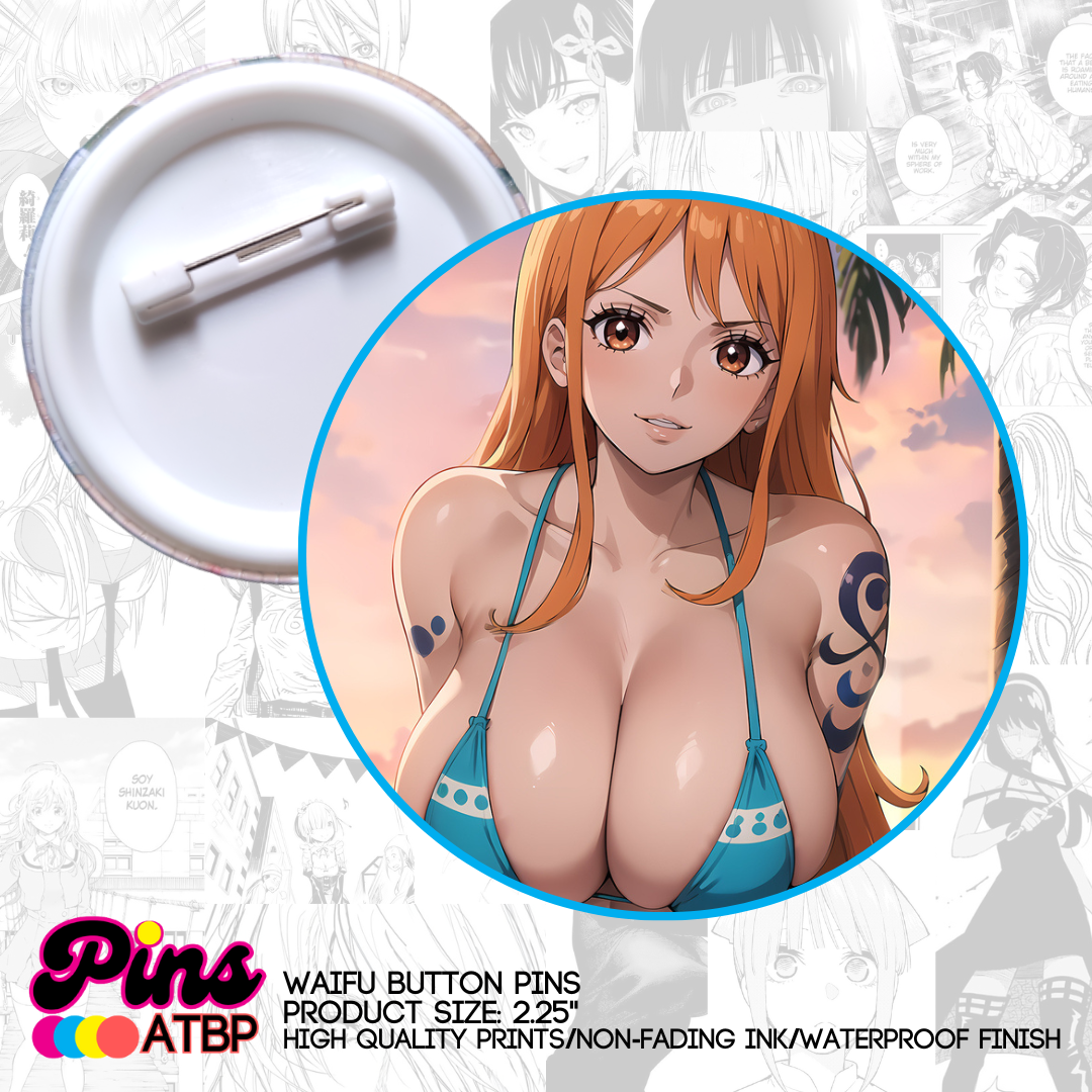 Cute One Piece Nami Pin - Official One Piece Merch Collection 2023