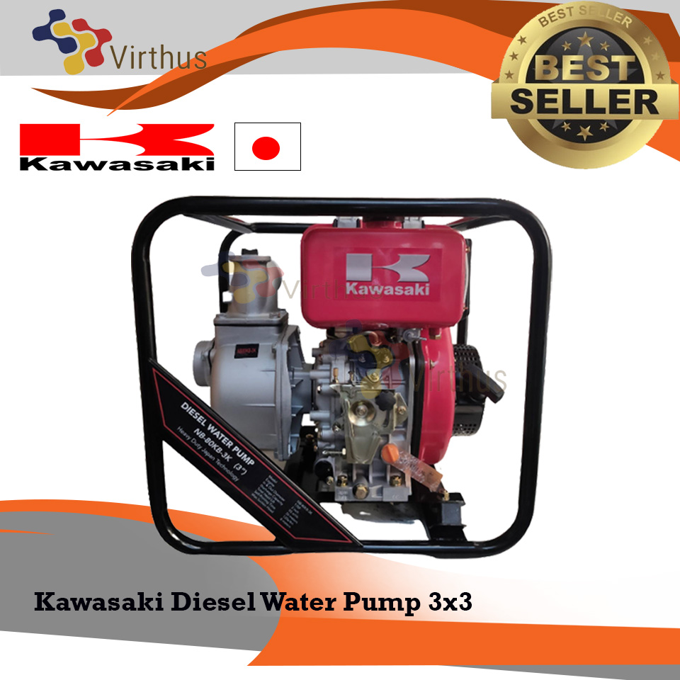 Kawasaki Diesel Water Pump 3x3 | Lazada PH