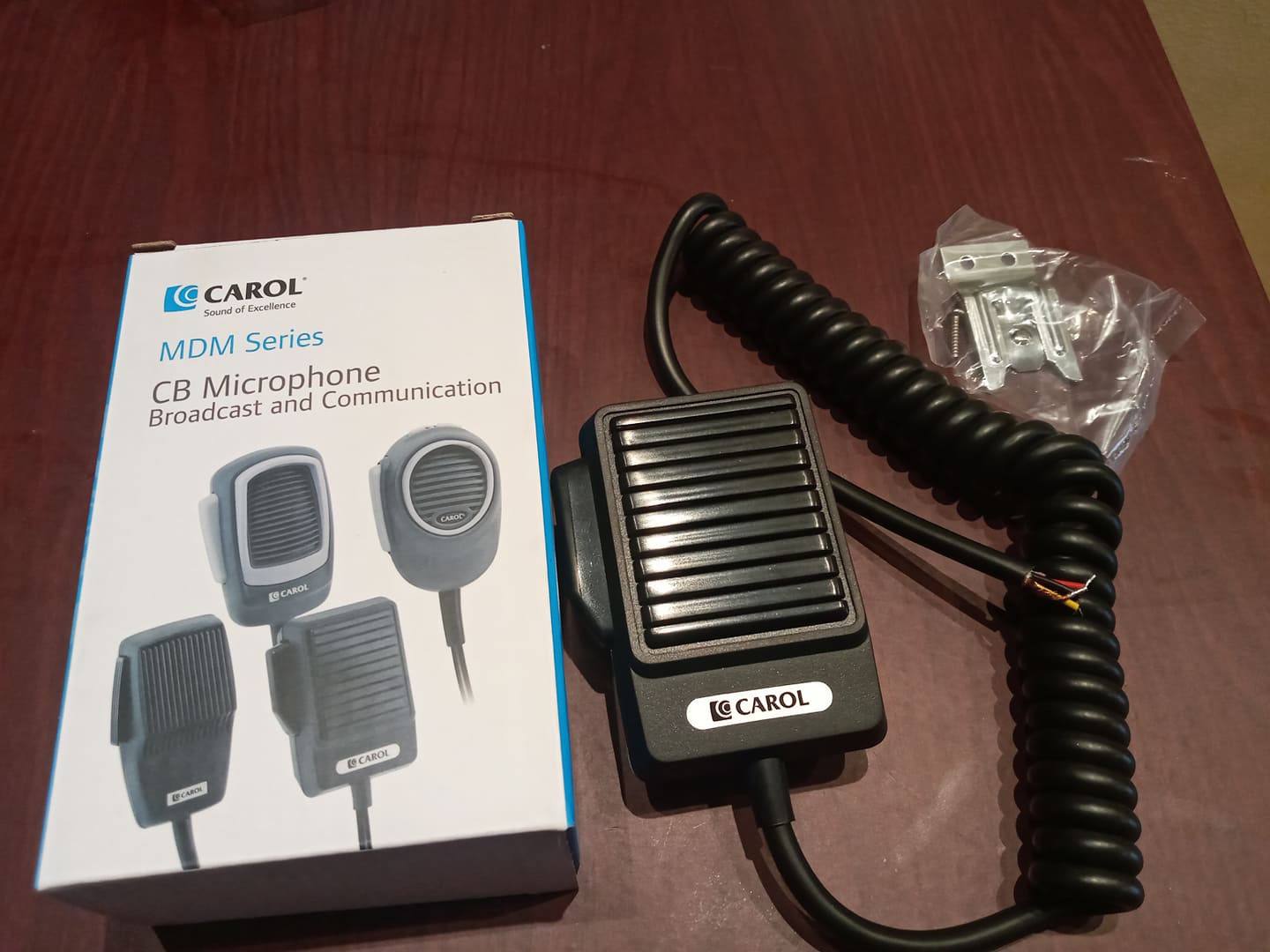 Carol Microphone Push Talk Button Two Way Radio Microphone / Wangwang