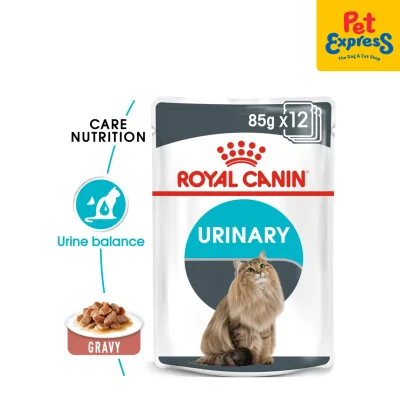 Royal Canin Feline Care Nutrition Urinary Care Adult Wet Cat Food 85g (12 pouches)