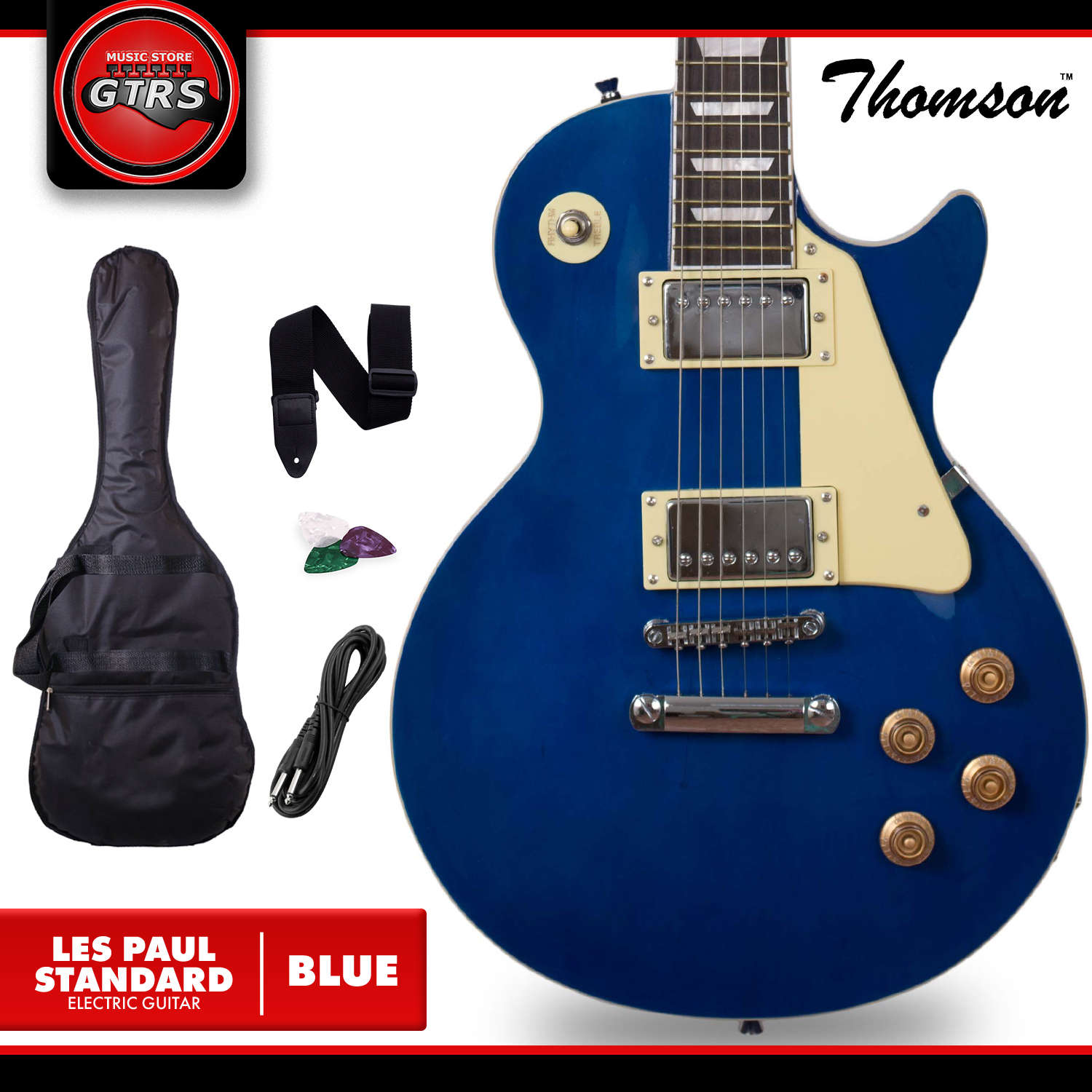 Thomson Les Paul Standard Electric Guitar with Free Accessories Royal Blue Lazada PH