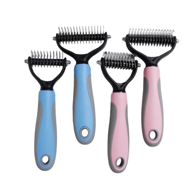 Pet Comb Professional knot comb brush dog cleaning hair removal
