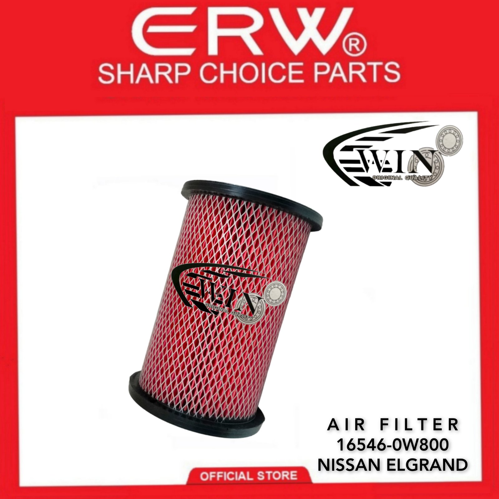 AIR FILTER Replacement part no:. (16546-0W800) NISSAN ELGRAND (1PC)  Lazada PH