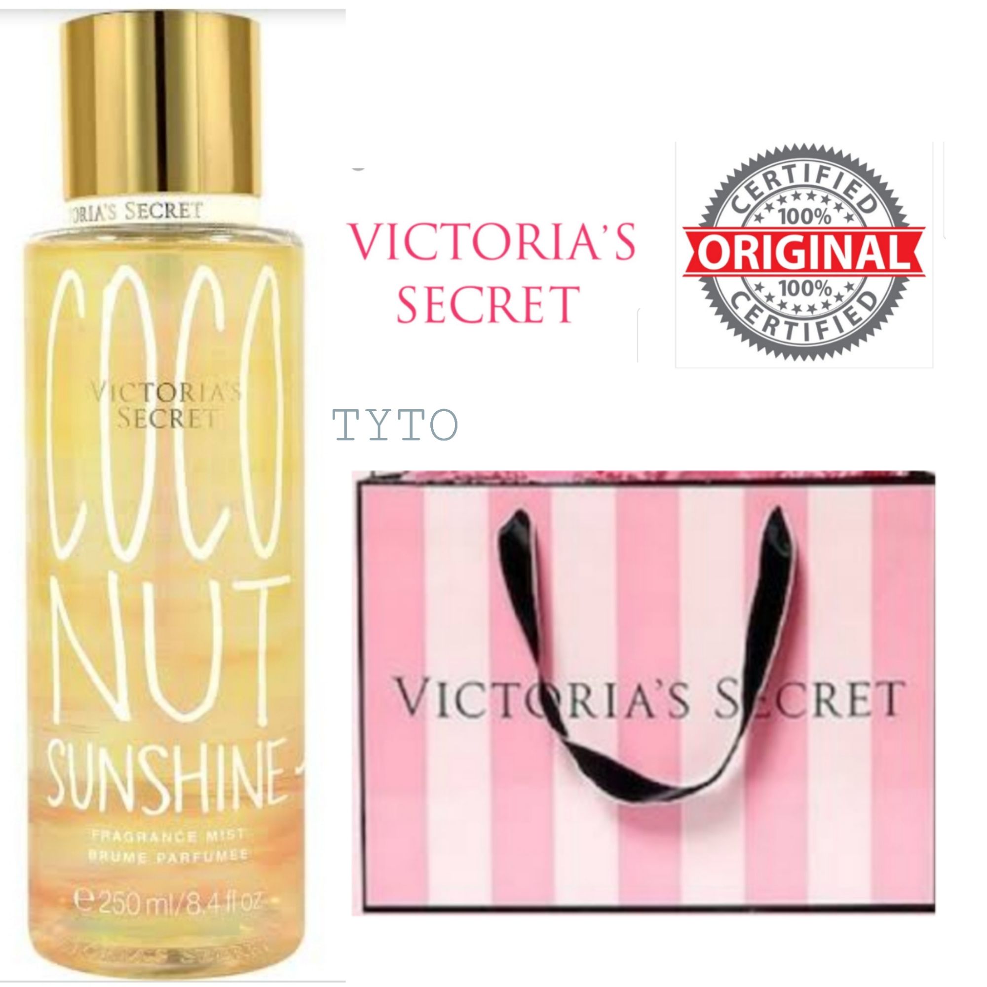 Authentic Victorias Secret Coconut Sunshine Fragrance Body Mist