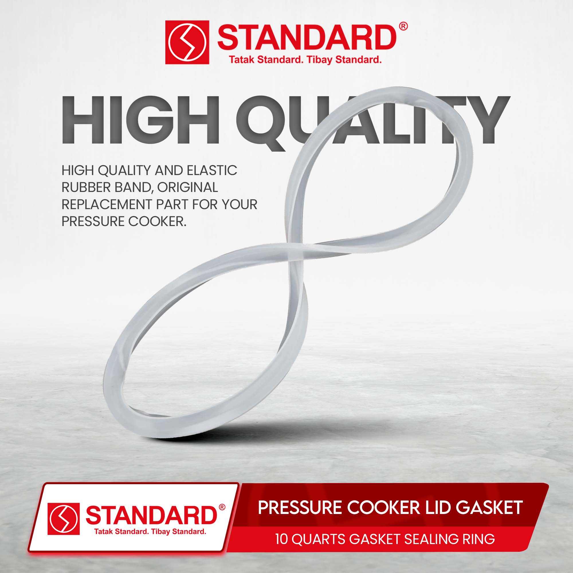 STANDARD Pressure Cooker 10 Quarts (9.4 Liters) SPC 10QC