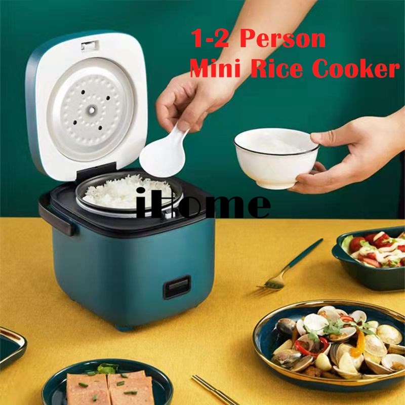 1.2L Mini Rice Cooker Multi-function Single Electric Rice Cooker Non-Stick  Household Small Cooking Machine Make Porridge Soup EU