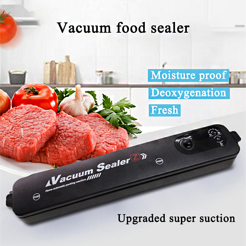 Version Vacuum Food Sealer Upgraded Automatic Household Food Vacuum Sealer  Packaging Machine with 10Pcs Bags