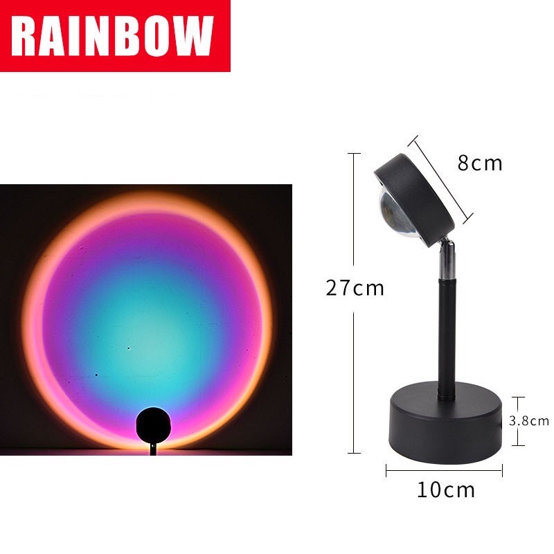 Italian Sunset Light Rainbow Lamp Sun, Frenchmay Dimmable Led Torchiere Floor Lamp