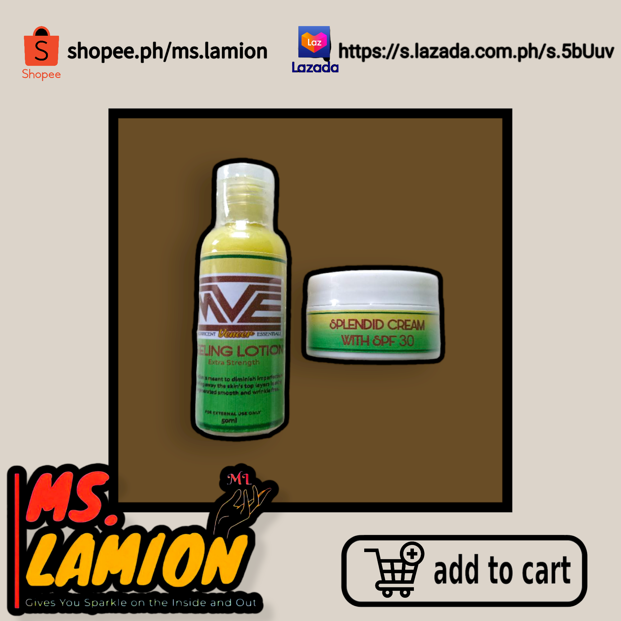 mve peeling lotion