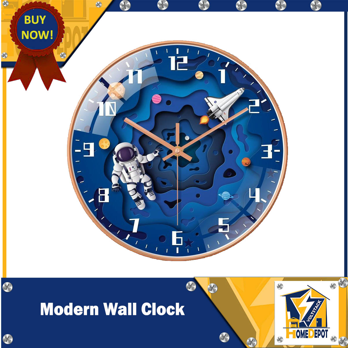 VHD Modern Wall Clock Lazada PH