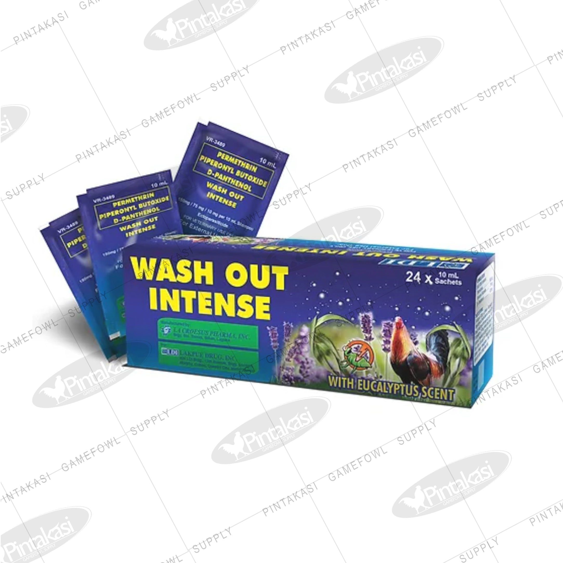 PINTAKASI 1 box 24 sachets LDI Wash Out Intense Washout Shampoo 10ml