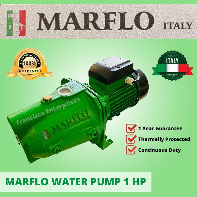 Water Pump 1 HP (Marflo Italy) Lazada PH