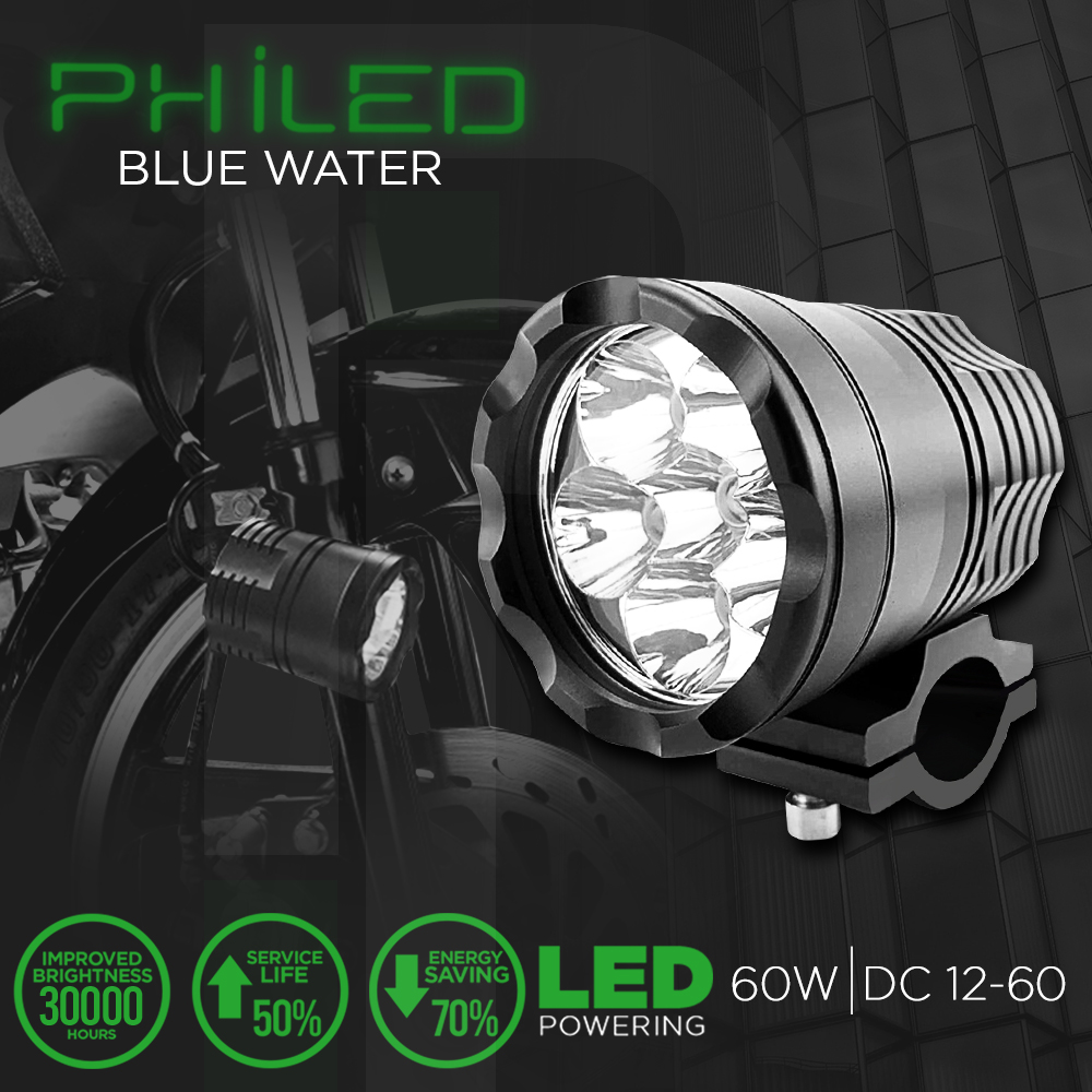 PHILED BLUE WATER 60W LED LIGHT FOR 12V SPEEDMOTO | Lazada PH