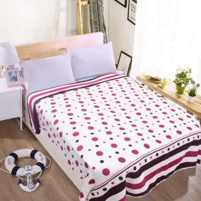 Anii Home New Soft Warm Solid Warm Micro Plush Fleece Blanket Throw Rug Sofa Bed BL13